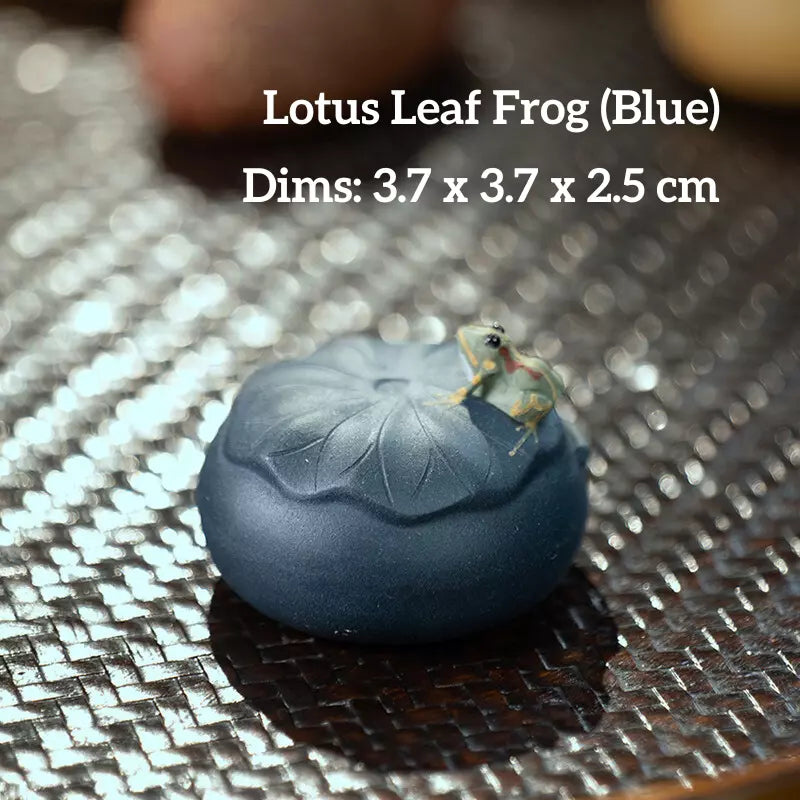 Zisha Water-Spraying Tea Pet-Orange Frog